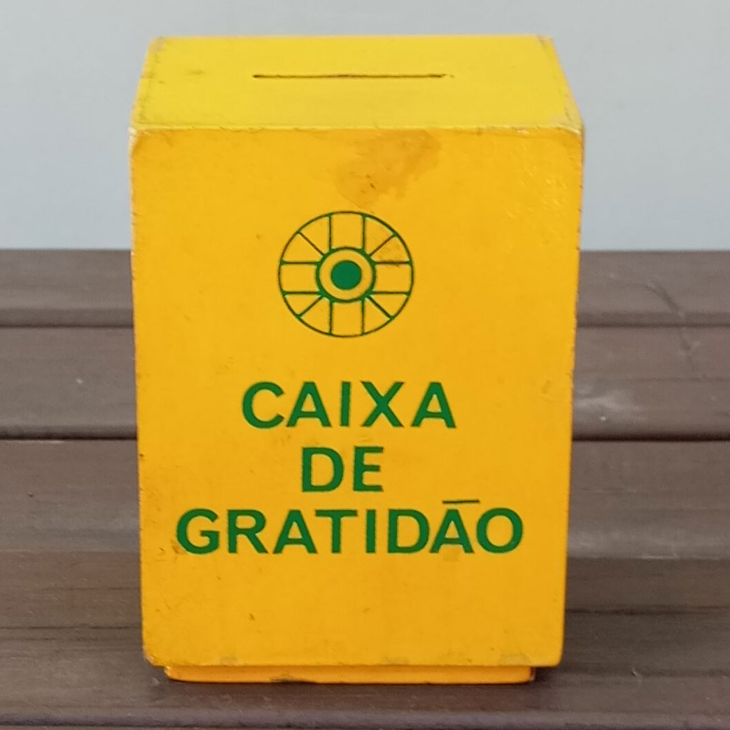 Antiga esmoleira - caixa de gratidão- Igreja católica - 1930